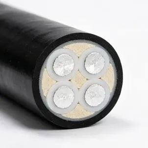 Feuerbeständiges Stromkabel aus Aluminium-PVC